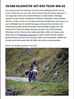 50.000km mit der Tiger 800 XC